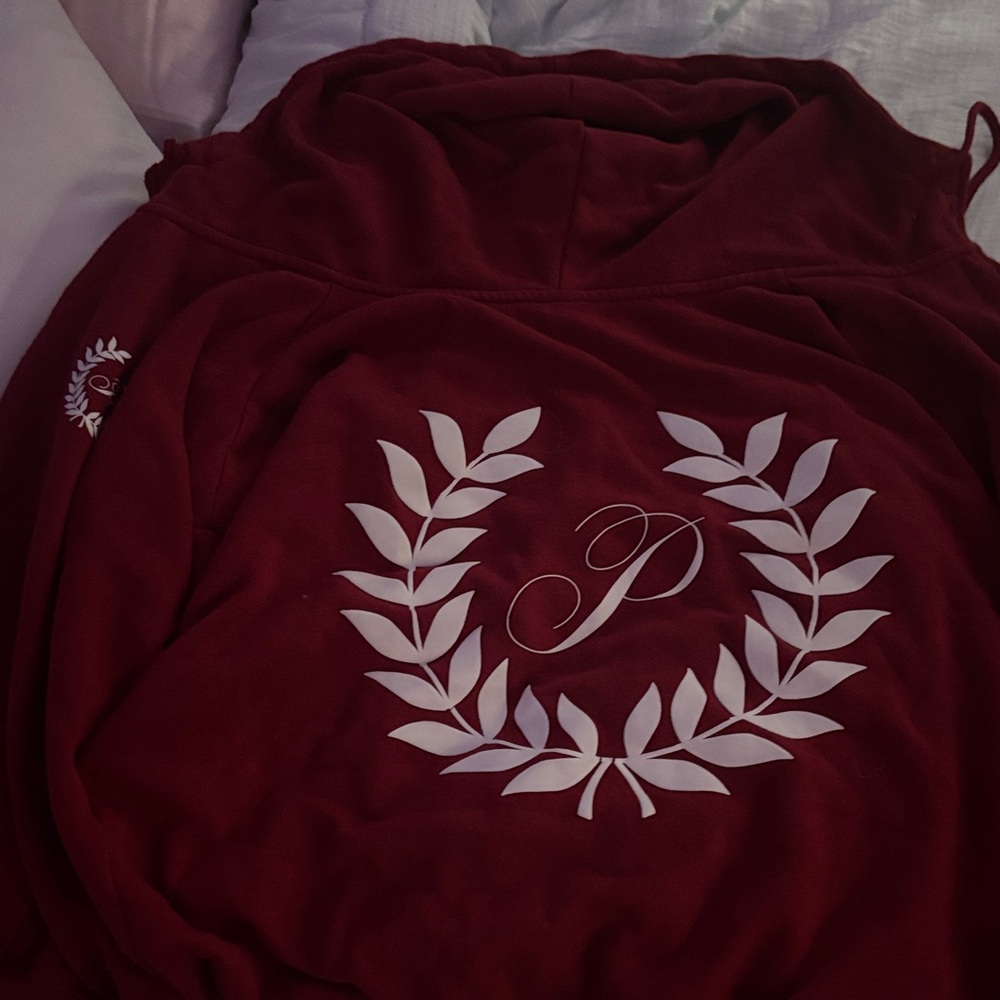PINK Victoria's Secret Red Jacket with White Logo